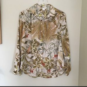 H & M Tropical Shirt Size S